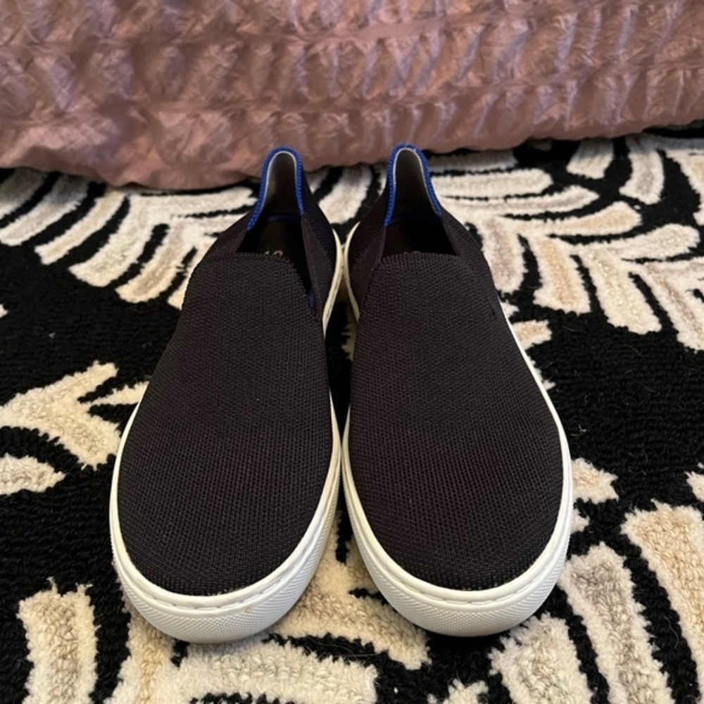 Rothy’s Black Original Slip-On Sneakers